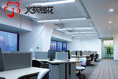 火树银花照明工程定制无限延长拼接led办公吊线灯50x1200